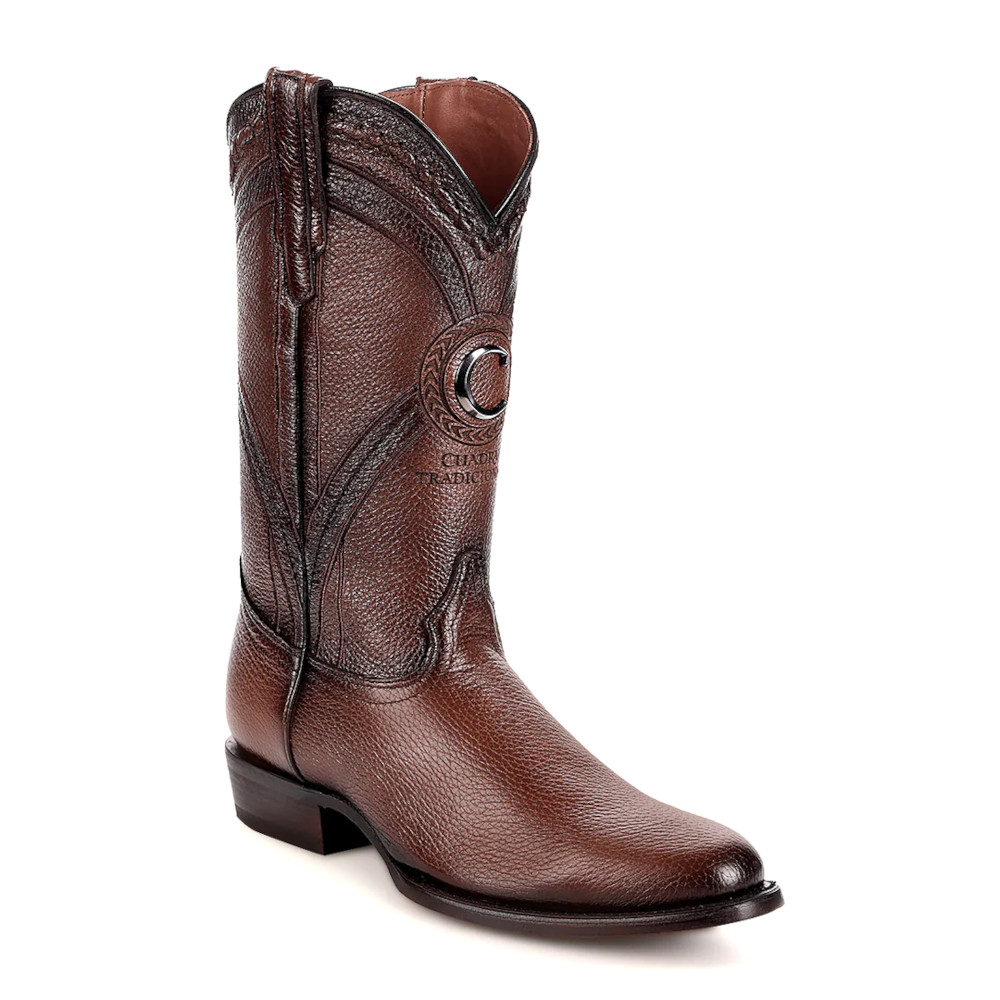 Bota Cuadra en Piel Genuina de Venado - 2H0AVE