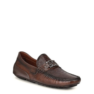 Mocasín F. Cuadra en Piel Genuina de Avestruz - 36VPTPA
