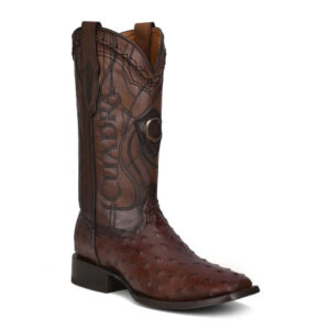 Bota Cuadra en Piel Genuina de Avestruz - 3Z1OA1