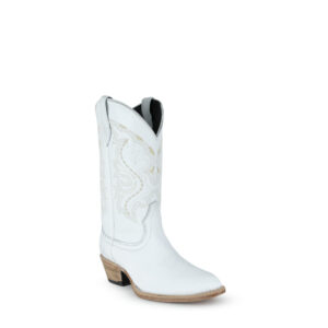 Bota Caballo Dorado Oscaria Blanco Dama - 0868