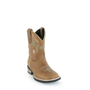 Bota Caballo Dorado Crazy Miel B. Verde Niño - 0318