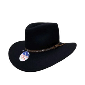 Texana Stetson Mountain Sky Black Crushable