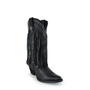 Bota Lyard Tula Gamuza Negro - EST20433