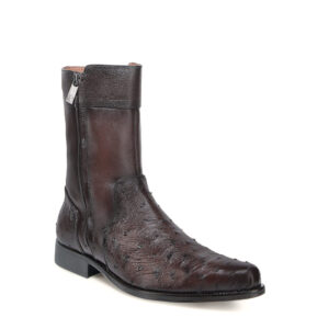 Bota F. Cuadra en Piel Genuina de Avestruz - 834AVTS