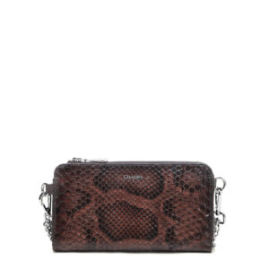 Cartera Cuadra en Piel Genuina de Pit?n - BD229PM