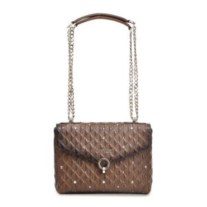 Bolsa Crossbody Cuadra en Piel Genuina - BOD0LRS