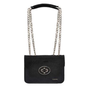 Bolsa Cuadra en Piel Genuina de Mantarraya - BOD0MMA