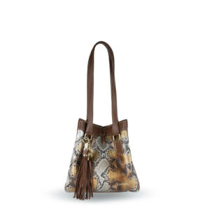 Bolsa Cuadra en Piel Genuina de Pit?n - BOD2HPH
