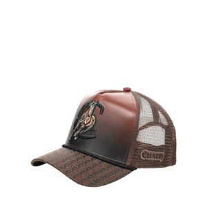 Gorra Cuadra en Piel Genuina - GCF25HO