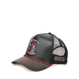 Gorra Cuadra en Piel Genuina - GCF25RO