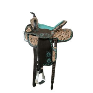 Montura Barrilera Cincelada con Accesorios F.14 Turquesa