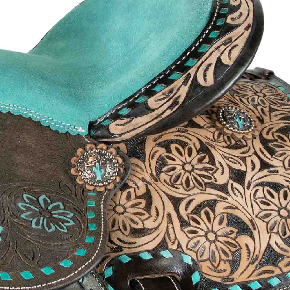 Montura Barrilera Cincelada con Accesorios F.14 Turquesa - Image 4