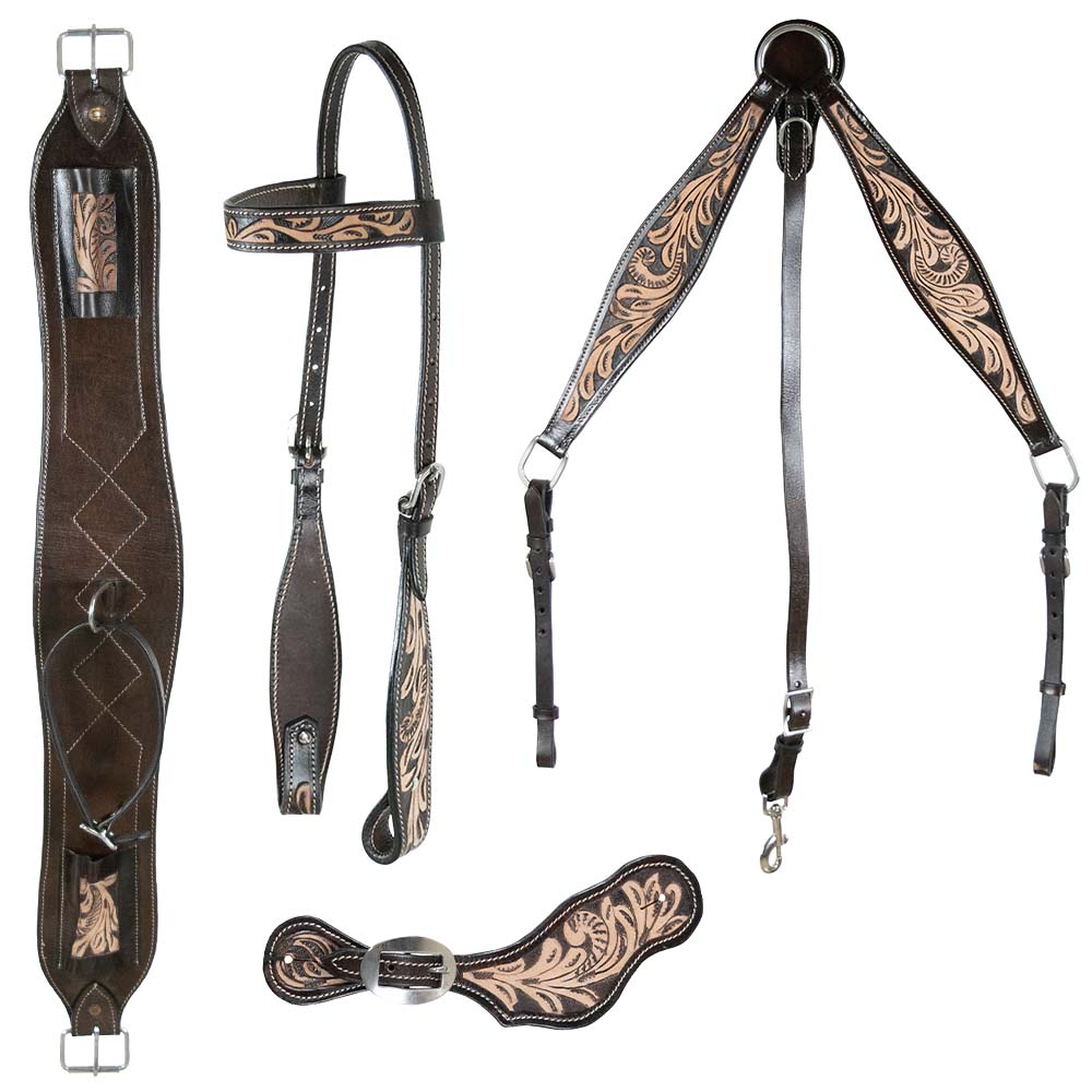 Montura Barrilera Cincelada con Accesorios F.14 Turquesa - Image 5