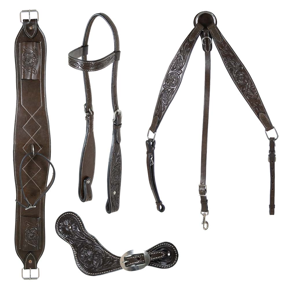 Montura de Lazo Cincelada Piel Premium F.15 Chocolate - Image 5