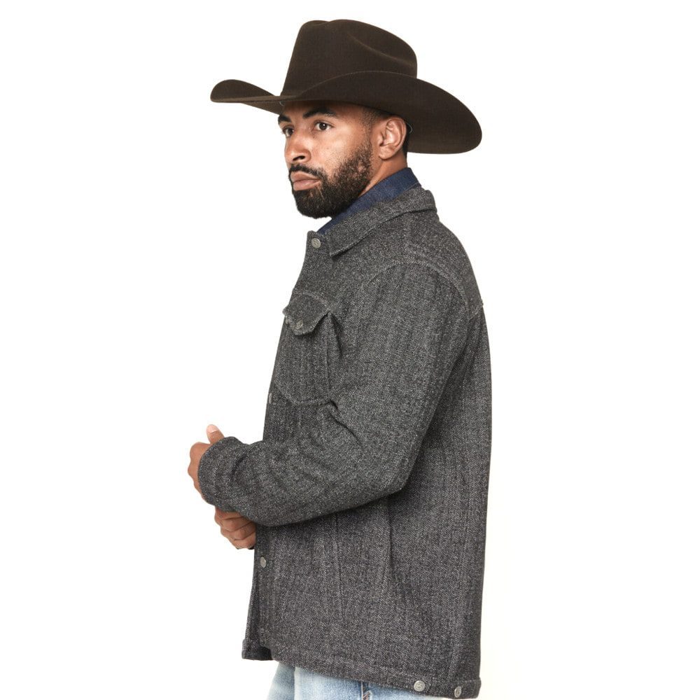 Chamarra Panhandle Gambler Herringbone Fleece - DM92C07125 - Image 2
