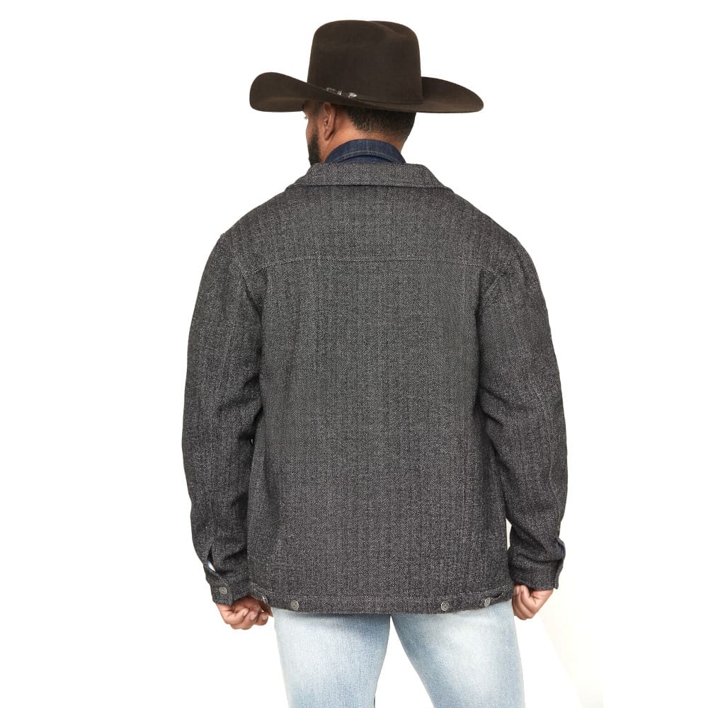 Chamarra Panhandle Gambler Herringbone Fleece - DM92C07125 - Image 3