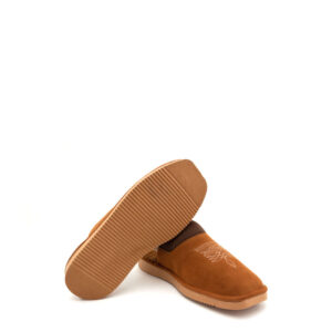 Pantufla Vaquera Marrón