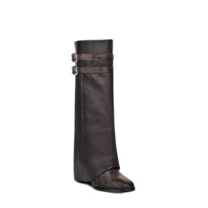Bota F. Cuadra en Piel Genuina de Pitón - T48PMBD