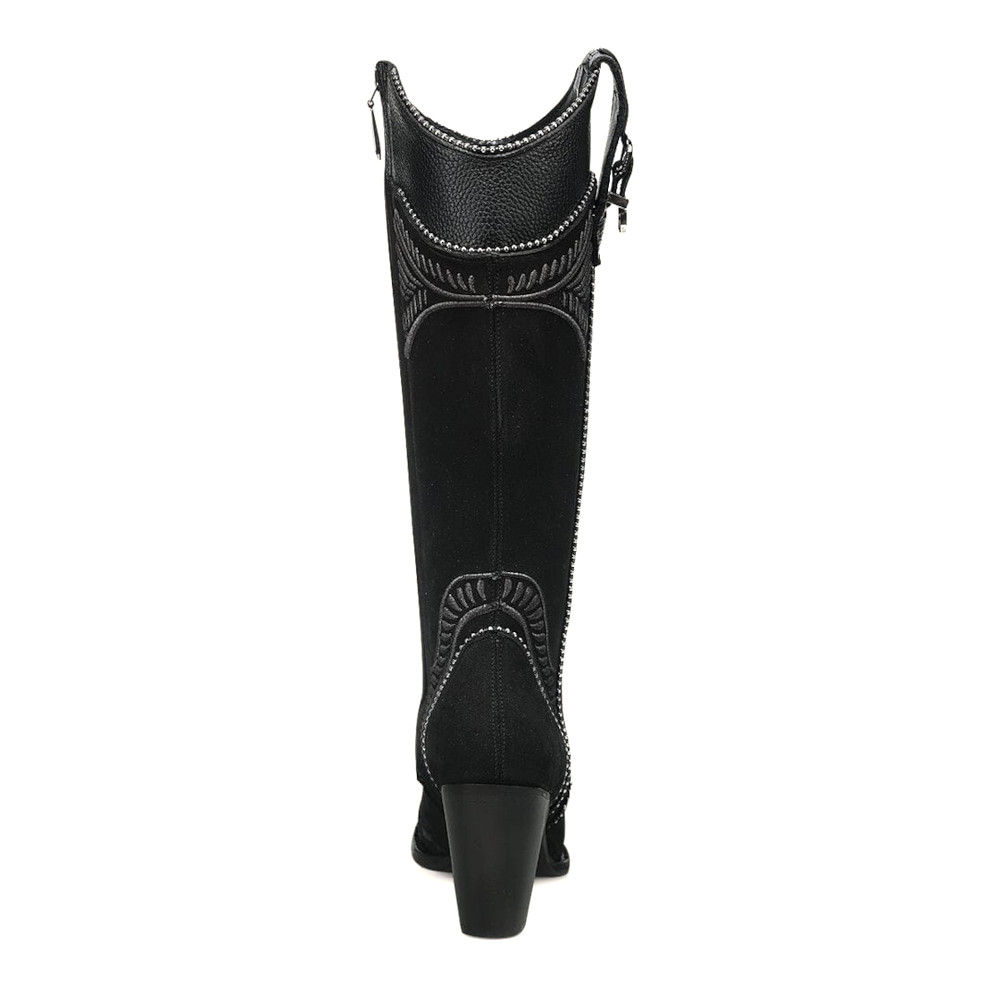 Bota Alta Cuadra en Piel Genuina - 3F82RS