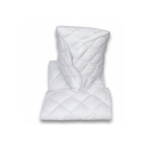 Cojines #013 14x28 Cuadro C/Bies Blanco