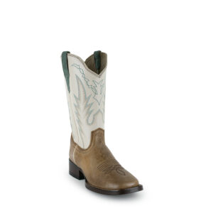 Bota Texaban Texas Seminapa Piel Gold Ecru - EST36401