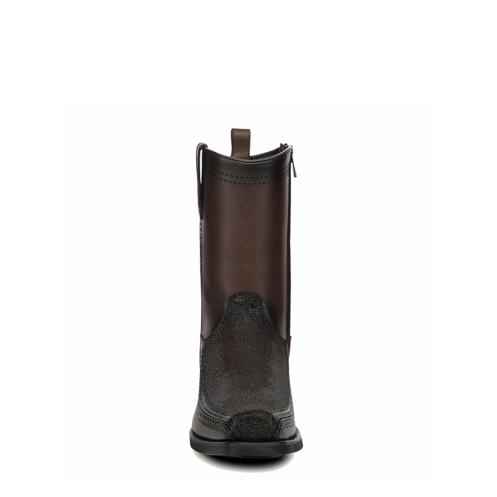 Bota Cuadra en Piel Genuina de Mantarraya - 1J4JMA