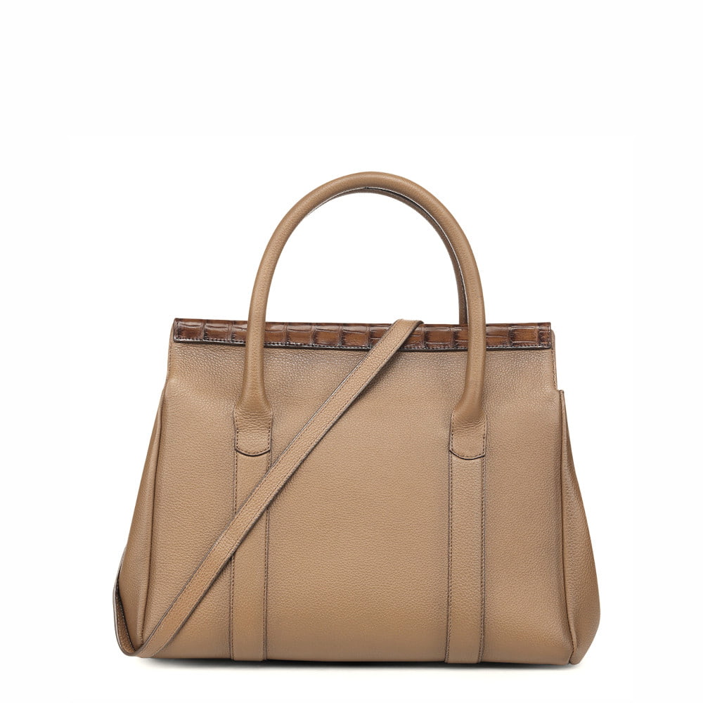 Bolsa Cuadra en Piel Genuina de Alligator - BOD4OAL