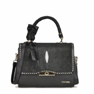 Bolsa Cuadra en Piel Genuina de Mantarraya - BOD60MA