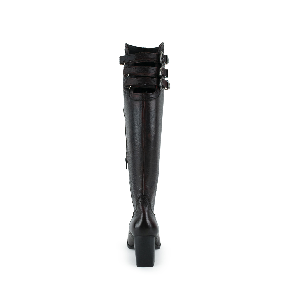 Bota Lyard Crossfire Piel Vintage Brush Cherry - EST20905