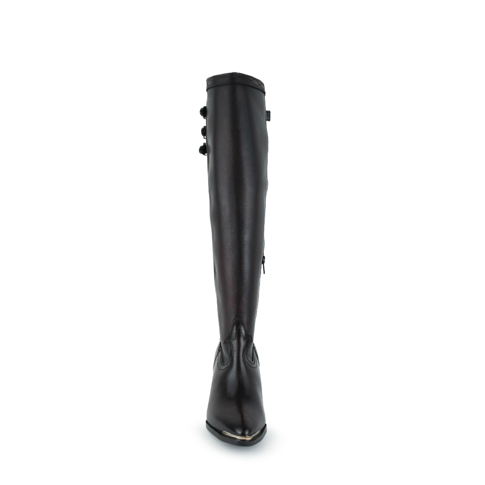 Bota Lyard Crossfire Piel Vintage Brush Cherry - EST20905