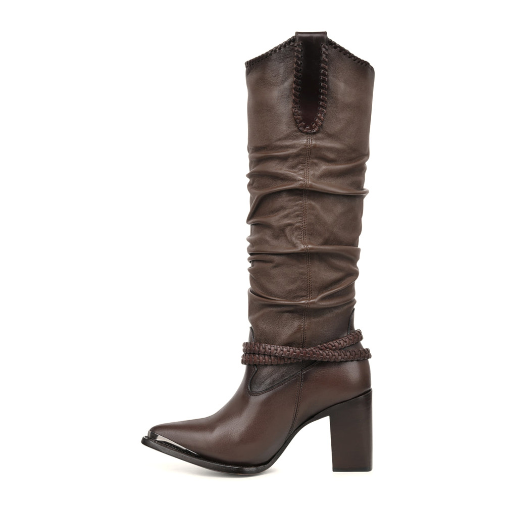 Bota Cuadra en Piel Genuina de Pitón - 4I33RS
